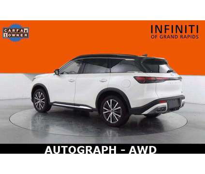 2025 Infiniti QX60 AUTOGRAPH AWD is a Black, White 2025 Infiniti QX60 SUV in Grand Rapids MI