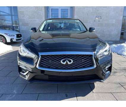 2024 Infiniti Q50 LUXE AWD is a Black 2024 Infiniti Q50 Sedan in Wallingford CT