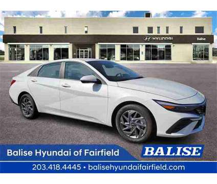 2024 Hyundai Elantra SEL is a White 2024 Hyundai Elantra Sedan in Fairfield CT