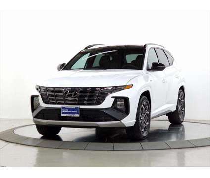 2024 Hyundai Tucson Hybrid N Line is a White 2024 Hyundai Tucson Hybrid in Schaumburg IL