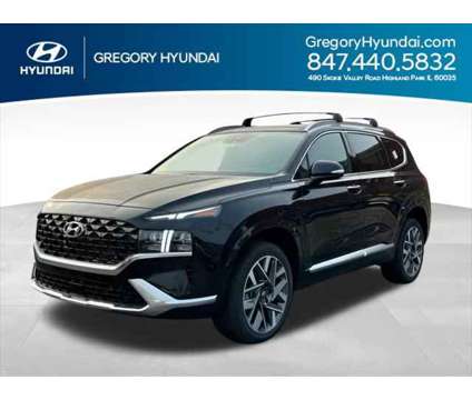 2023 Hyundai Santa Fe Calligraphy is a Black 2023 Hyundai Santa Fe SUV in Highland Park IL