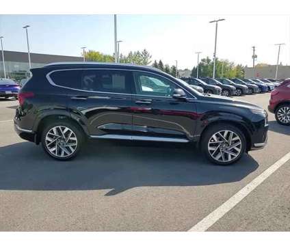 2022 Hyundai Santa Fe Calligraphy is a Black 2022 Hyundai Santa Fe SUV in Joliet IL