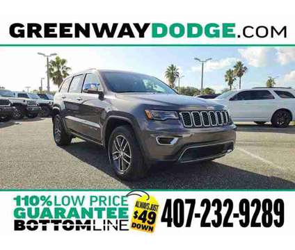 2017 Jeep Grand Cherokee Limited is a Grey 2017 Jeep grand cherokee Limited Car for Sale in Orlando FL