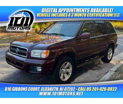 2003 Nissan Pathfinder LE 4WD is a Red 2003 Nissan Pathfinder LE SUV in Elizabeth NJ