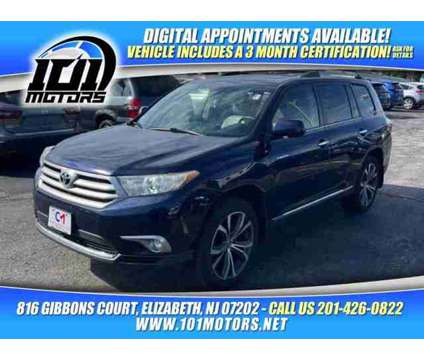 2012 Toyota Highlander Limited is a Blue 2012 Toyota Highlander Limited SUV in Elizabeth NJ