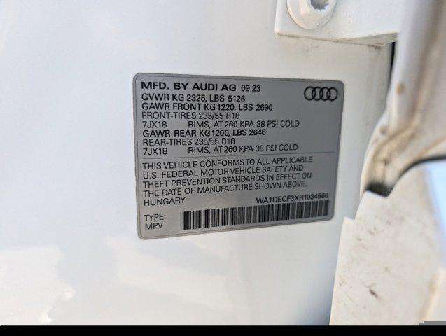 2024 Audi Q3 Premium 45 TFSI S line quattro Tiptronic