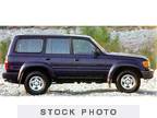 1997 Toyota Landcruiser, black, leather